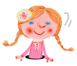 Bruno-Dolls Cackle Girl Sticker sticker #4472464