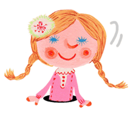 Bruno-Dolls Cackle Girl Sticker sticker #4472464