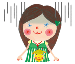 Bruno-Dolls Cackle Girl Sticker sticker #4472472