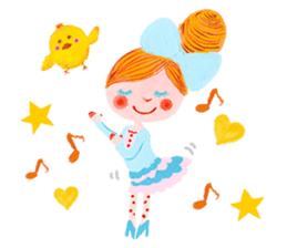 Bruno-Dolls Cackle Girl Sticker sticker #4472477