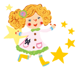 Bruno-Dolls Cackle Girl Sticker sticker #4472478