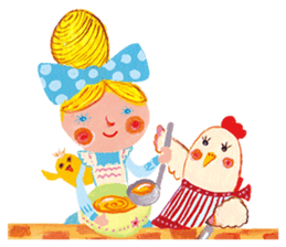 Bruno-Dolls Cackle Girl Sticker sticker #4472482