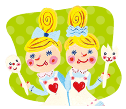 Bruno-Dolls Cackle Girl Sticker sticker #4472484