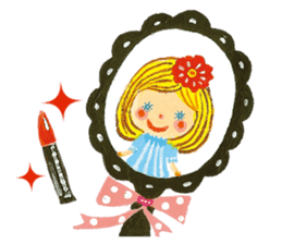 Bruno-Dolls Cackle Girl Sticker sticker #4472485