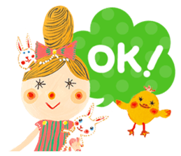 Bruno-Dolls Cackle Girl Sticker sticker #4472489