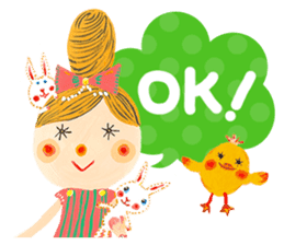 Bruno-Dolls Cackle Girl Sticker sticker #4472489
