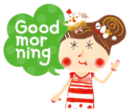 Bruno-Dolls Cackle Girl Sticker sticker #4472492