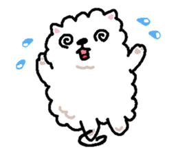 Fuwa-Fuwa Pomeranian sticker #4472785