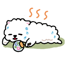 Fuwa-Fuwa Pomeranian sticker #4472803
