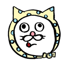 Cat big face! Part2 sticker #4473015