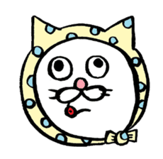 Cat big face! Part2 sticker #4473015