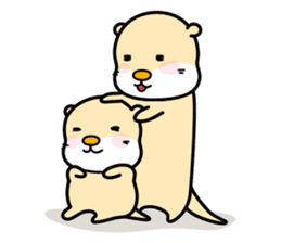 Otter of Hachihei sticker #4473023