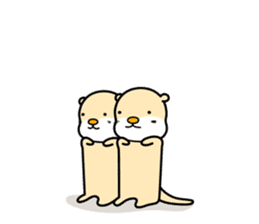 Otter of Hachihei sticker #4473024