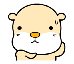 Otter of Hachihei sticker #4473036