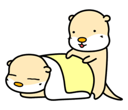 Otter of Hachihei sticker #4473042