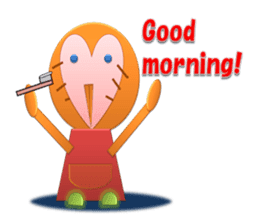 Owl"Fukumi-chan" sticker #4473976