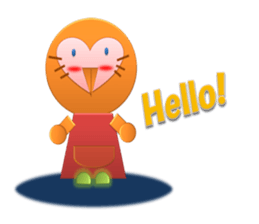 Owl"Fukumi-chan" sticker #4473977