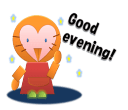 Owl"Fukumi-chan" sticker #4473978