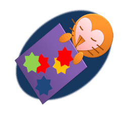 Owl"Fukumi-chan" sticker #4473979