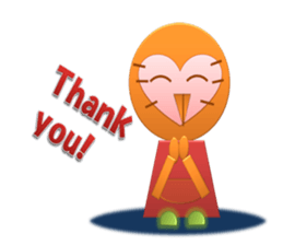 Owl"Fukumi-chan" sticker #4473981