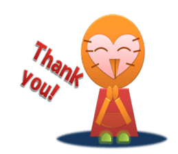 Owl"Fukumi-chan" sticker #4473981