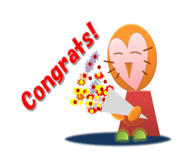 Owl"Fukumi-chan" sticker #4473983