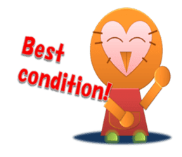 Owl"Fukumi-chan" sticker #4473989