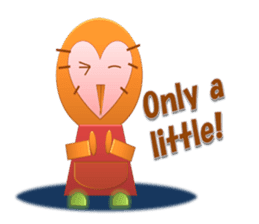 Owl"Fukumi-chan" sticker #4473994