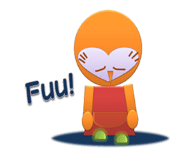 Owl"Fukumi-chan" sticker #4473996