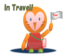 Owl"Fukumi-chan" sticker #4474011