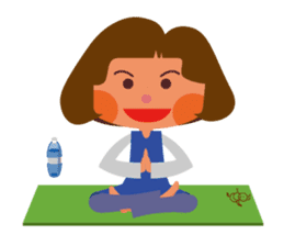 HARMONY YOGA WORLD.1 sticker #4474754