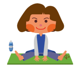 HARMONY YOGA WORLD.1 sticker #4474755