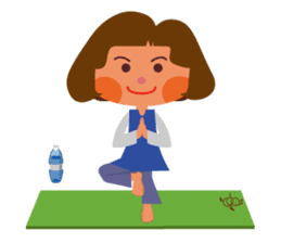 HARMONY YOGA WORLD.1 sticker #4474760