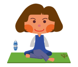 HARMONY YOGA WORLD.1 sticker #4474763