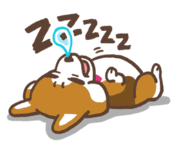Corgi Run sticker #4475153