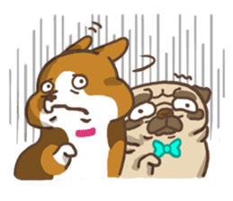 Corgi Run sticker #4475167