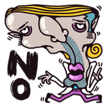 Strange people 40 [D group] sticker #4475247