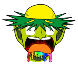 Yokai Chewing Kappa(Japanese) sticker #4475309