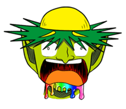Yokai Chewing Kappa(Japanese) sticker #4475309