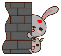 Rabbit foot & CaBo Bear sticker #4475431