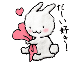 Fluffy rabbit's sticker #4475914