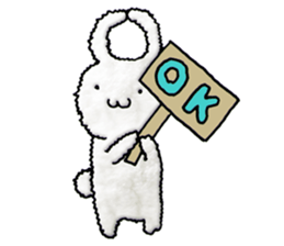 Fluffy rabbit's sticker #4475920