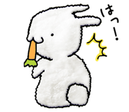 Fluffy rabbit's sticker #4475925