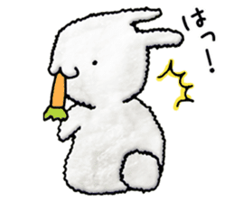 Fluffy rabbit's sticker #4475925