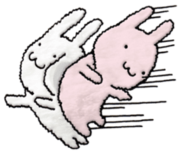 Fluffy rabbit's sticker #4475927
