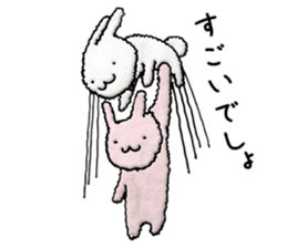 Fluffy rabbit's sticker #4475943