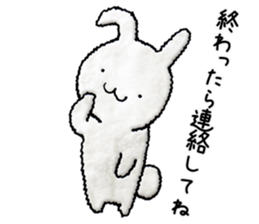 Fluffy rabbit's sticker #4475944