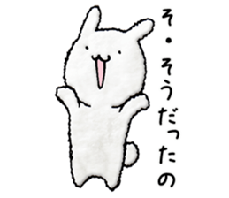 Fluffy rabbit's sticker #4475949