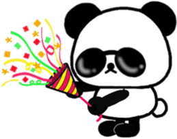 "SUNGLASSES PANDA" sticker #4476118