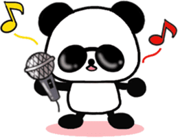 "SUNGLASSES PANDA" sticker #4476128